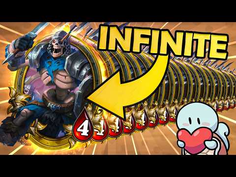 I Made an INFINITE ETERNAL KNIGHT Comp! | Hearthstone Battlegrounds