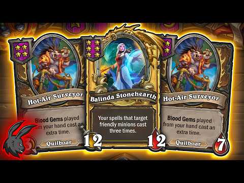 This STACKS! X5 on ALL Gems! @ZorgoHS | Hearthstone Battlegrounds Commentary